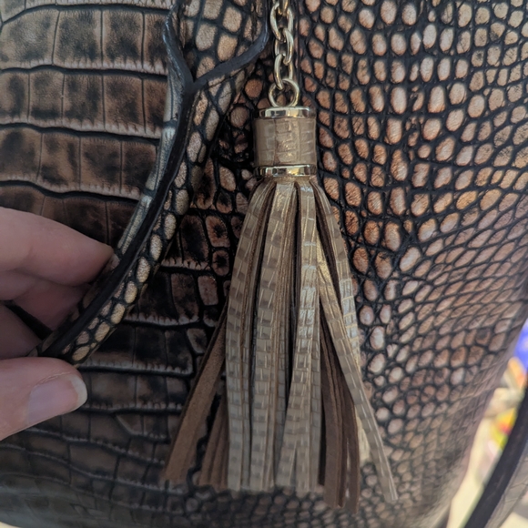 Brahmin Brown Milan Large Duxbury RARE - Picture 8 of 16